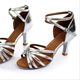 Latin dance shoes adult women's soft bottom high heel dancing shoes adult mid heel Latin dance shoes social dance shoes