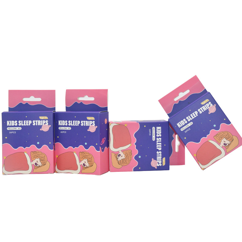 Factory Cartoon Children's Closed Mouth Paste Sleeping Anti-opening Snoring Sticker Mouth Breathing Correction Sticker Sealing Sticker