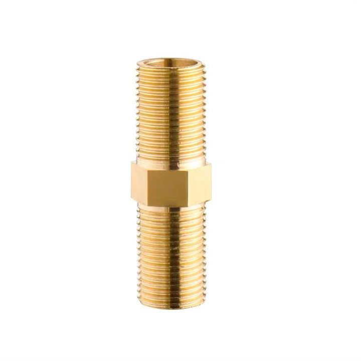 4 points copper pair wire joint double outer wire 6 points 1 inch reducing stainless steel double outer tooth direct inlet pipe joint fittings