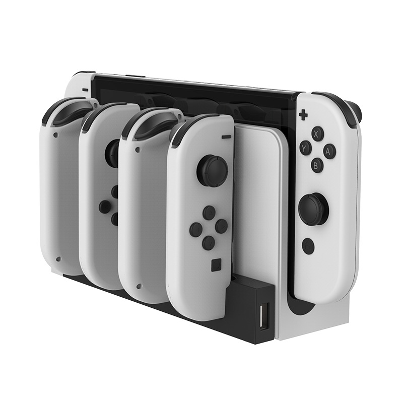 Switch handle charging joyCon left and right small handle charging base Charger NS Animal Forest color matching
