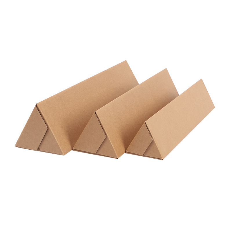 Special hard triangle carton wholesale reel fishing rod umbrella packaging carton triangle strip express packaging carton