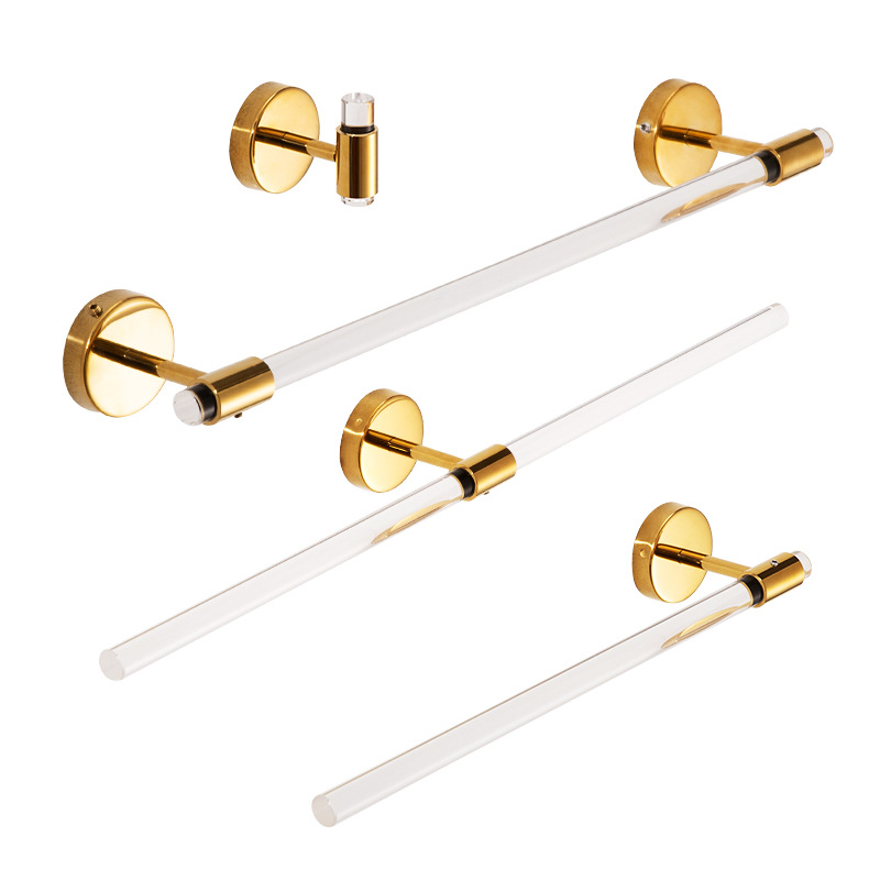 Cross-border Light Luxury Acrylic Bathroom Pendant Set Bathroom Towel Bar Toilet Tissue Holder Wall Hanging Storage Hook