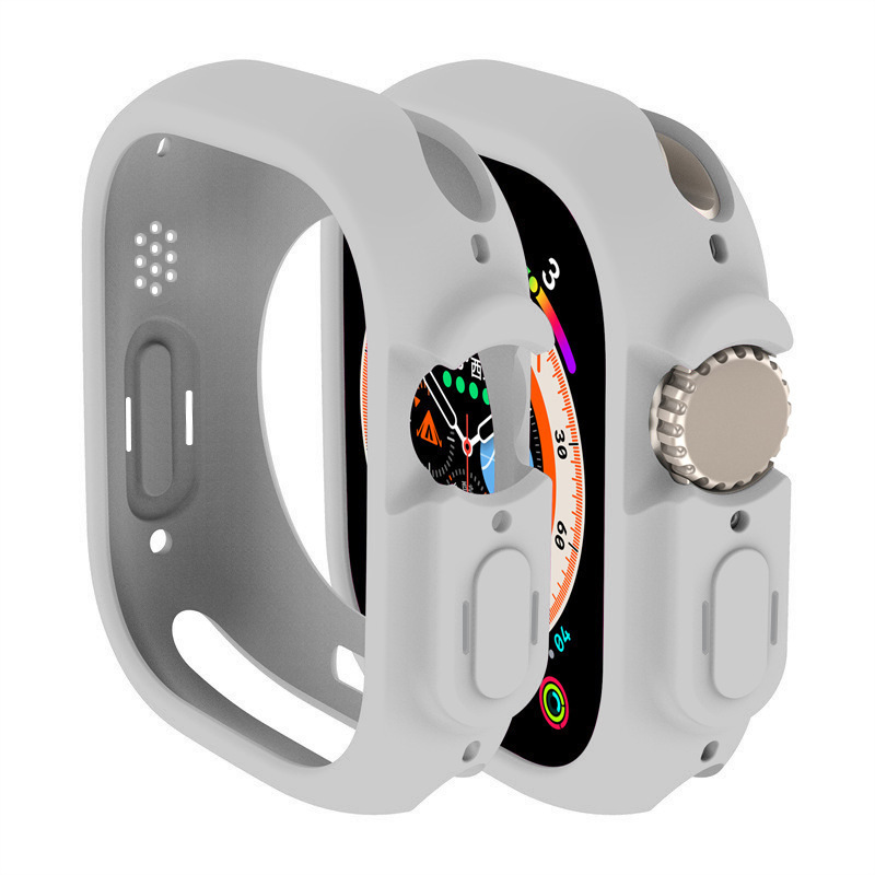 For Apple Apple Watch Ultra Candy Color Case iwatch 49mm Silicone Case