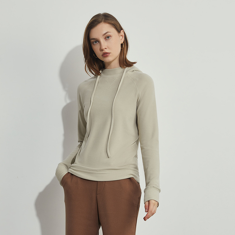 Women's Sweater Autumn and Winter New Coat Top Fashion Casual Loose Comfortable Hyaluronic Acid Heating Velvet Hoodie