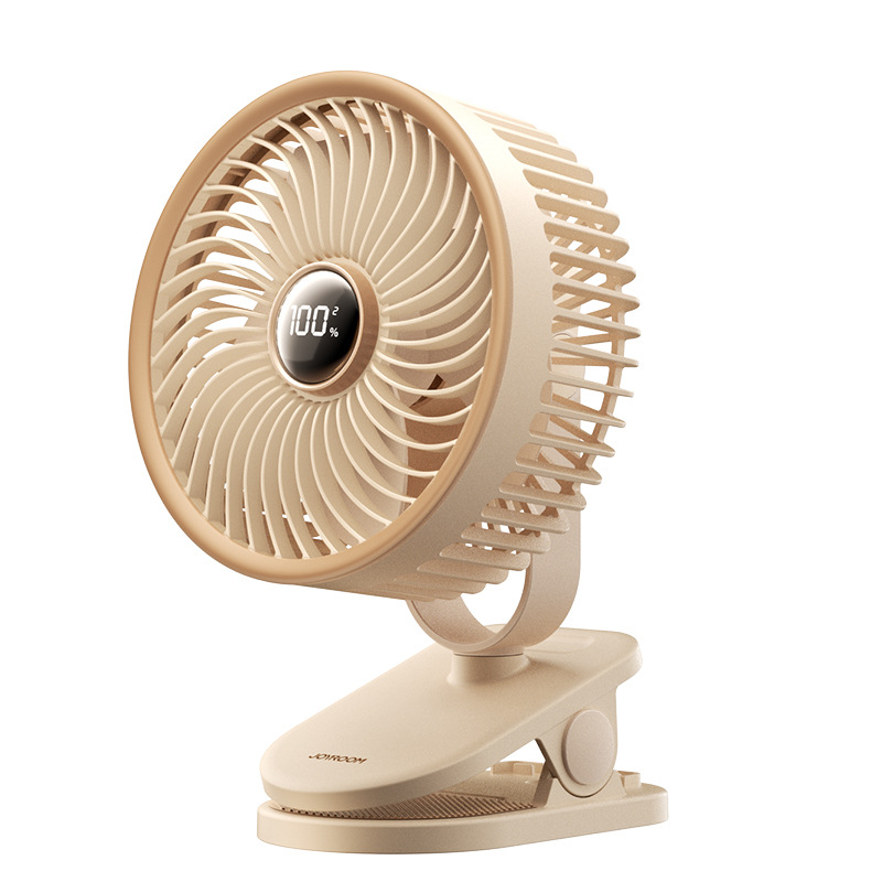 Machine music hall new mini clip fan summer cooling artifact office desktop small fan bass USB charging