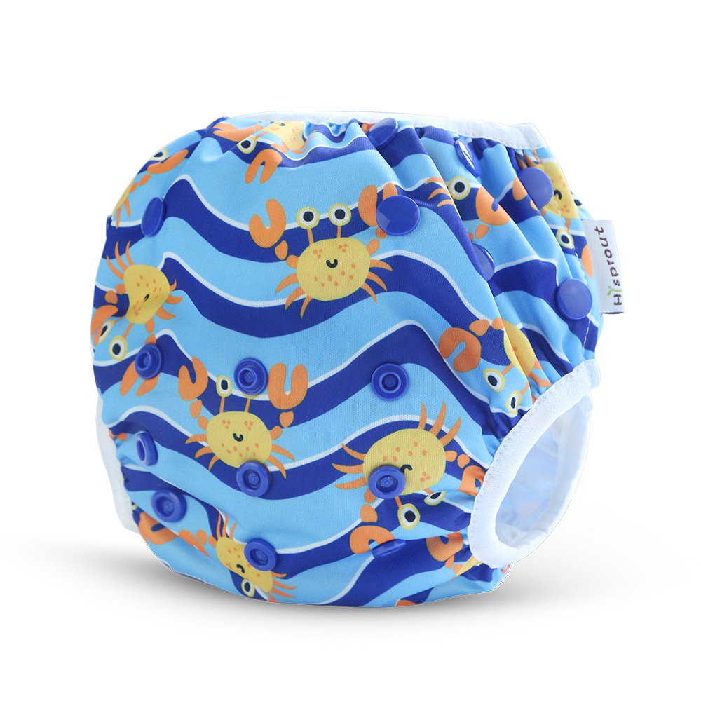 Hi bean sprouts newborn breathable swimming diaper baby swimming pants waterproof leak-proof swimming study pants spot