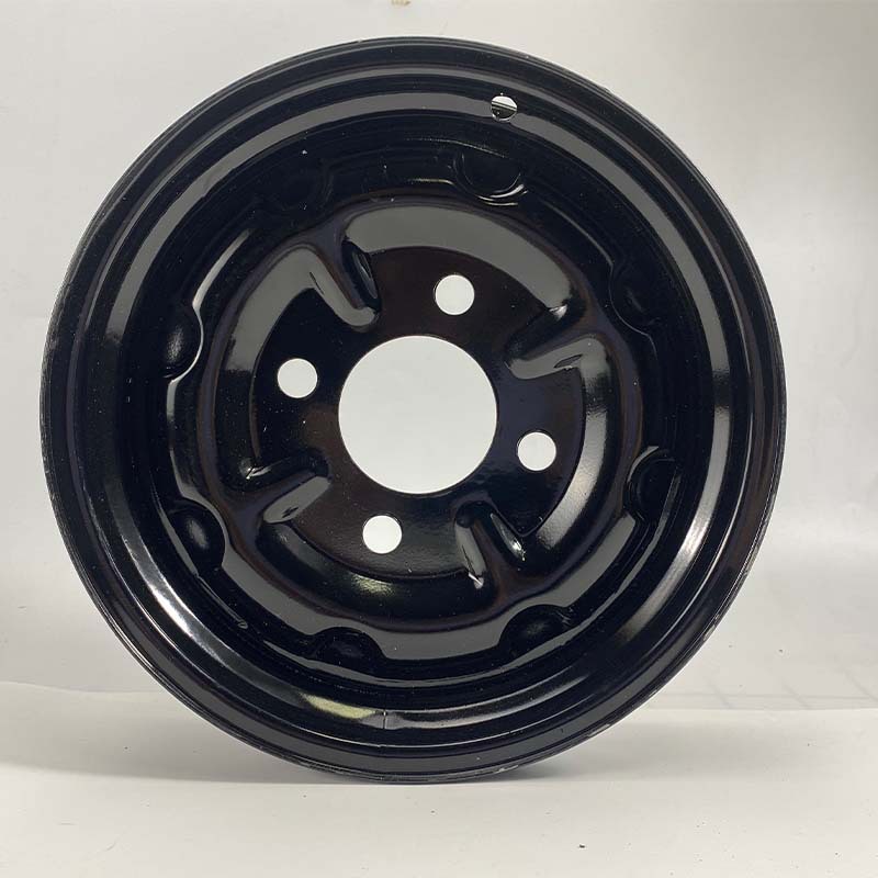Electric vehicle rear wheel electric motorcycle wheel rear steel rim 400-12/300-10 thickened steel ring tricycle accessories