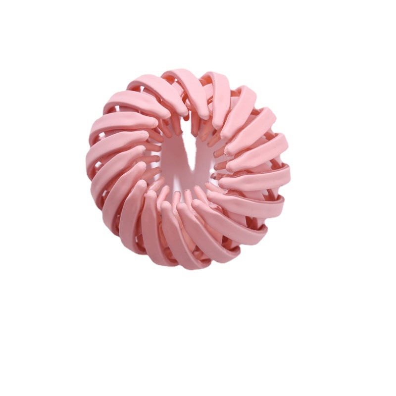 Korean Frosted Lazy Bird's Nest Curler Flower Bud Ball Head Hairpin Female Temperament Horsetail Buckle Cyber Celebrity Grab Clip Headwear