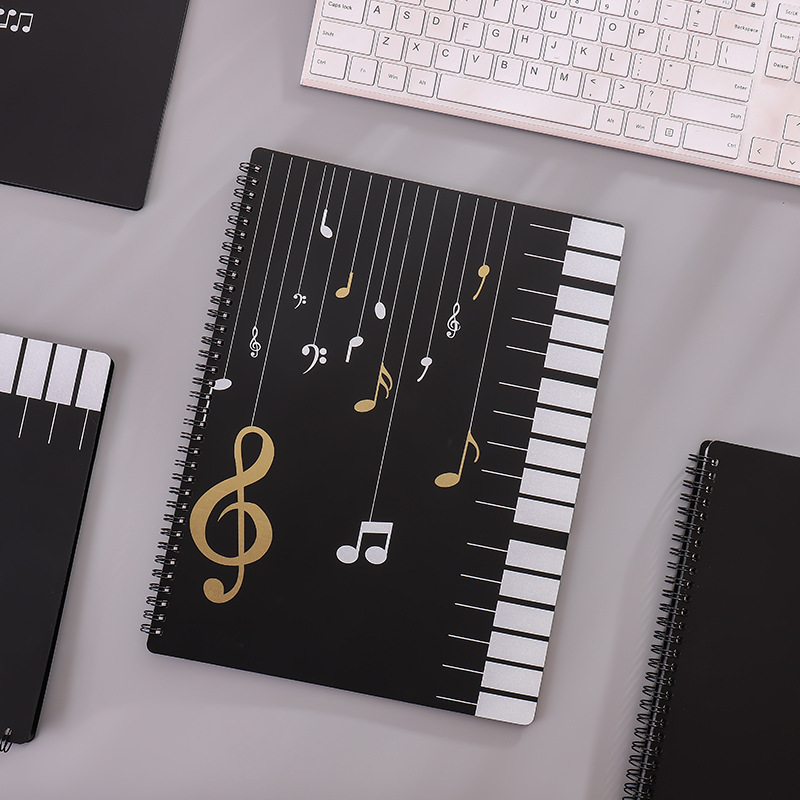 曲譜楽譜クリップポケットページピアノ譜ファイルa 4琴譜クリップ大容量音楽資料収納帳卸売り|undefined