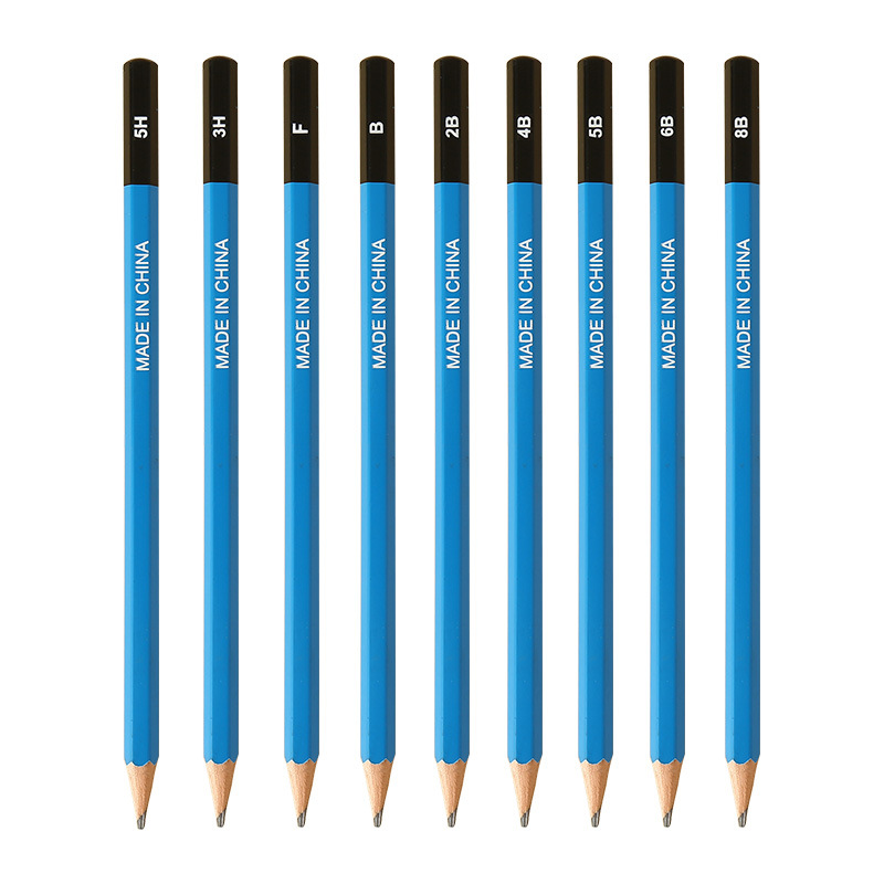 Great Sage Sketch Pencil 2b4b8B Painting Pencil Soft Medium Hard Carbon Pen Carbon Pen Art Painting Pencil Wholesale