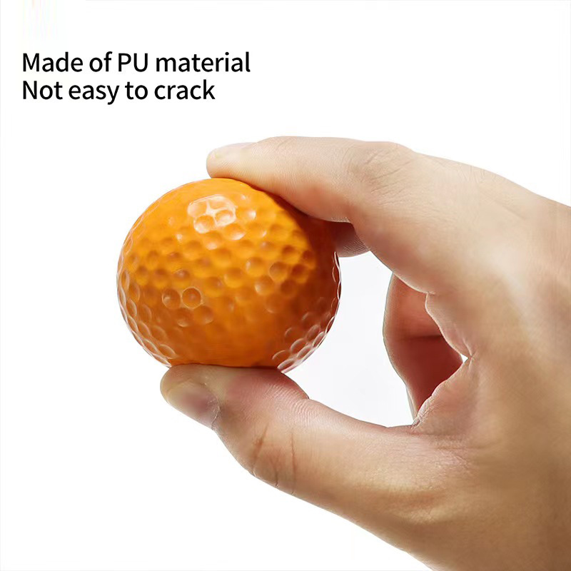 PU soft ball golf practice ball indoor special practice sponge ball foaming ball beginner training ball multi-color