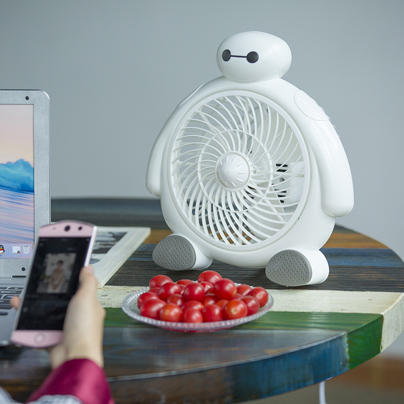 Factory generation bedside cartoon electric fan student dormitory desktop small fan household small turning fan Electric