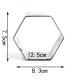 Hexagon No. 4 (8.3cm)