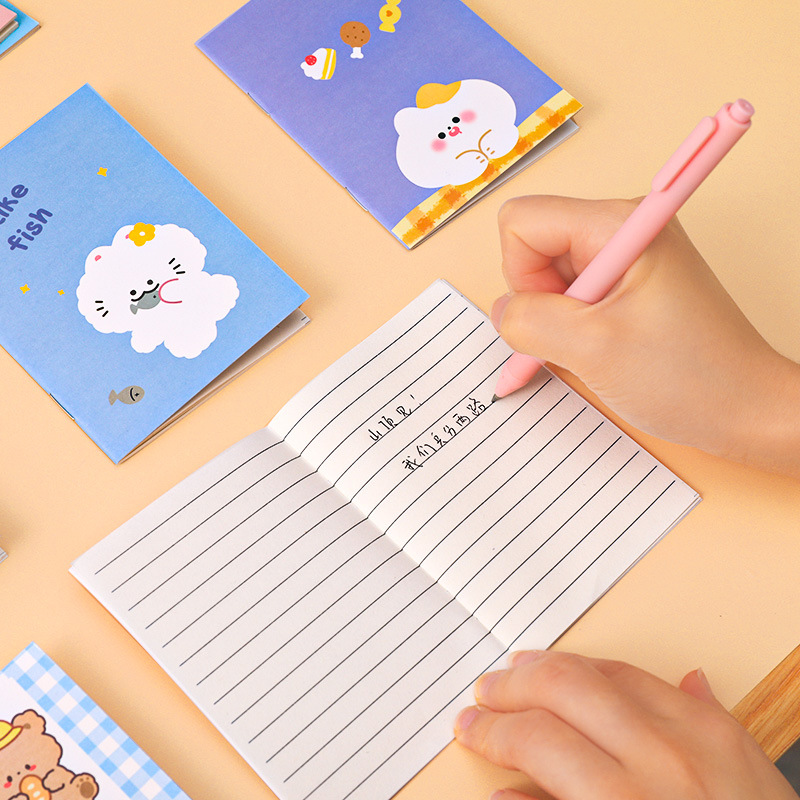 64K notepad student stationery diary cartoon cute small notebook 61 gift notebook gift