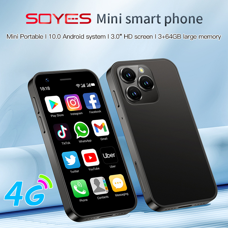 Cross-border hot sale Soyes XS16 all NetCom 4G Android mini mobile phone Google quad-core smart standby machine