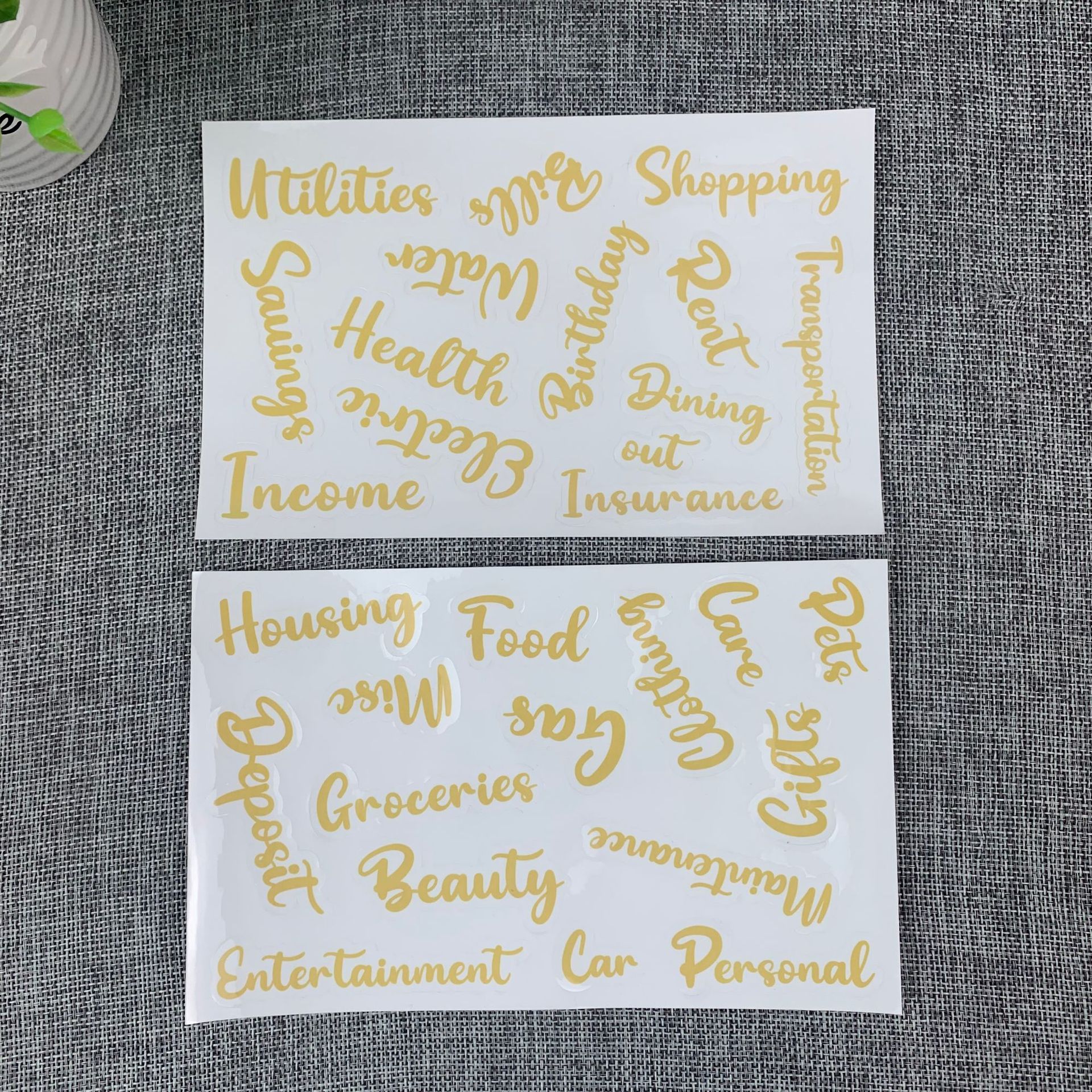 Factory direct supply adhesive label transparent pvc label, color coated paper special adhesive label