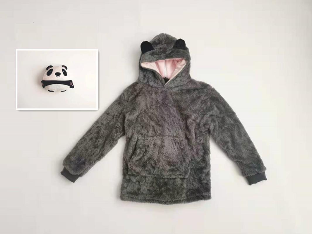 2019 New lazy pajamas winter new children's home wear children's storage warm clothes pet shape