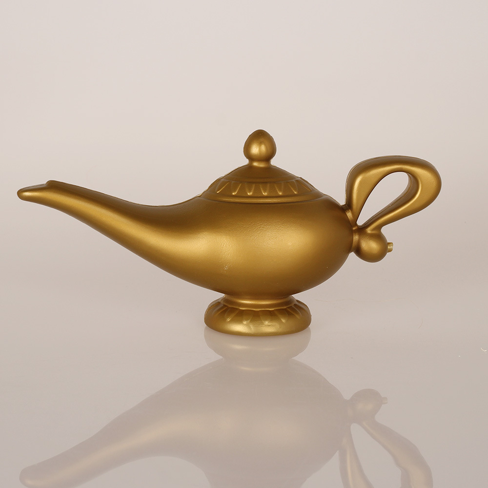Halloween party supplies blow molding Aladdin magic lamp clothing magic pot stage dress up props factory direct sales