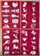 4 Rose Red pattern templates