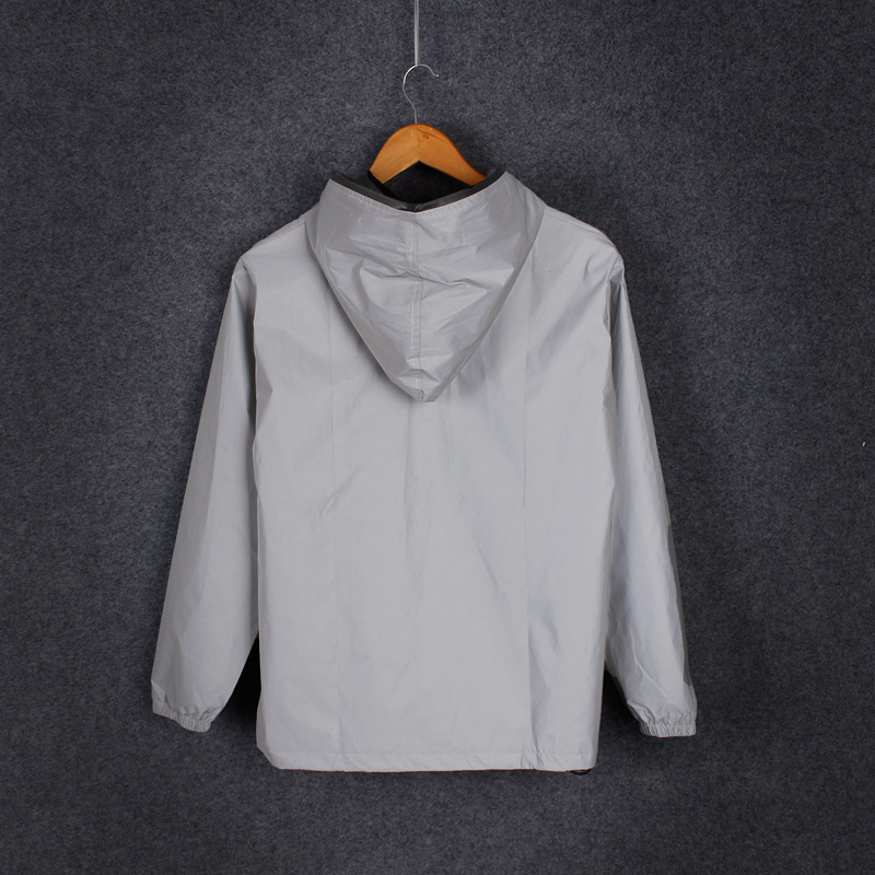 Foreign trade European code loose increase windbreaker tide men's and women's luminous clothing fluorescent clothing luminous clothing riding reflective clothing coat