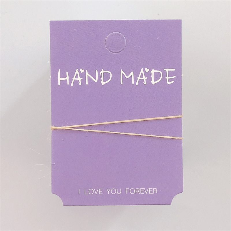 5 * 7cm color cardboard ~ adult children handmade hairpin paper card hair accessories DIY packaging tag accessories material