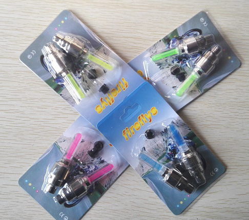 Monochrome bicycle Hot Wheel fluorescent rod gas nozzle lamp valve core lamp riding accessories color price