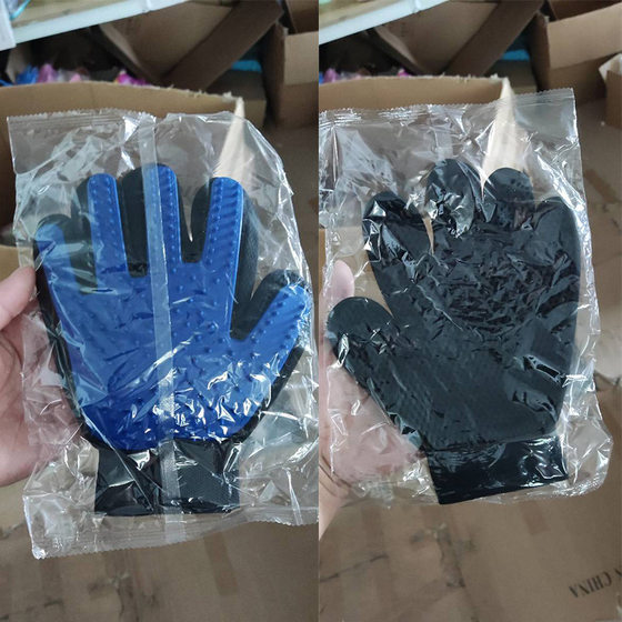 Cat gloves rubber pet cleaning floating brush pet grooming gloves cat and dog bath supplies