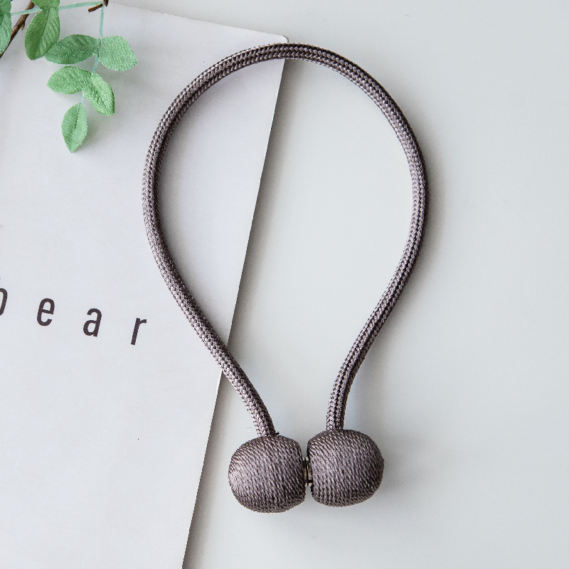Curtain Strap Strap Headset Magnetic Curtain Buckle Magnet Decorative Lace Strap Strap Hook Accessories Spot Wholesale