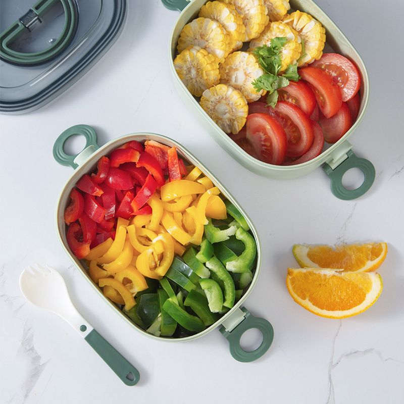 New Student Canteen Lunch Box Large-capacity Multi-layer Portable Lunch Box for Office workers Microwave Heating Lunch Box