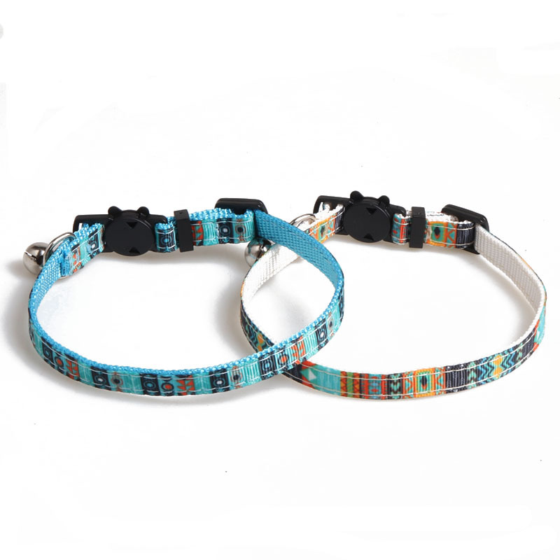 Aminger New Pet Supplies Bohemian Ribbon Cat Collar Kitten Collar