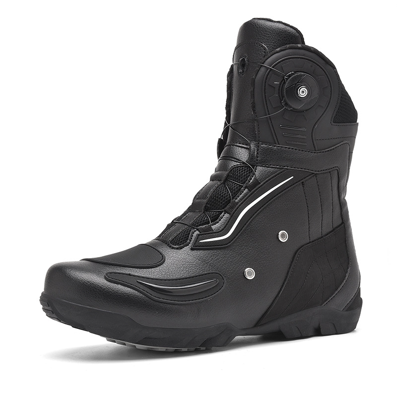 Motorcycle Shoes Motorcycle Riding Shoes Men's Knight Four Seasons Board Shoes Motorcycle Boots Racing High Top Four Seasons Motorcycle Travel Equipment