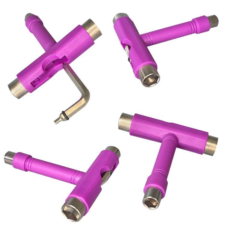 Children's skateboard tool wrench T-shaped multifunctional electric pulley land surfboard bracket finger repair accessories