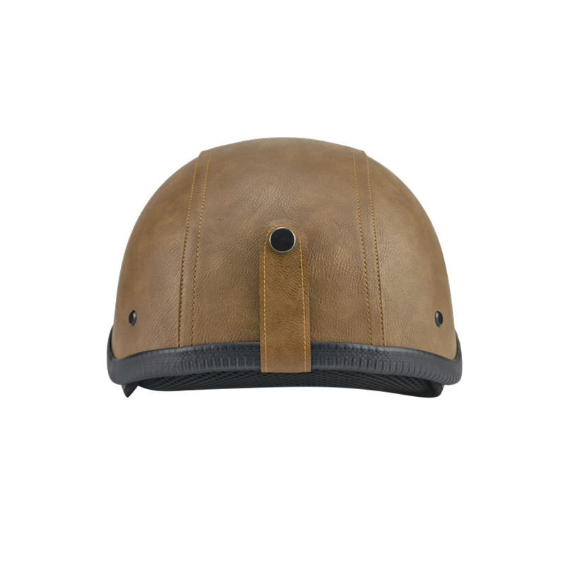 Cross-border foreign trade version American retro half helmet leather helmet scooter half cover Summer men and women