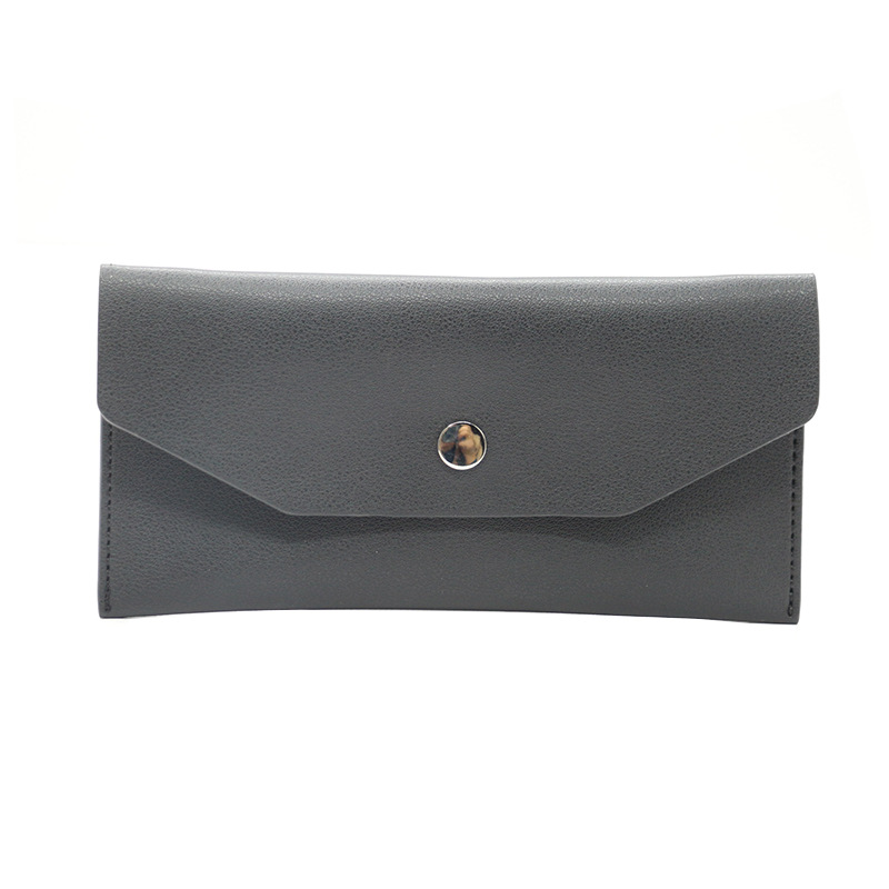 Factory Spot Women's Coin Purse Simple Solid Color Hand Wallet Portable Macaron Color Coin Clip