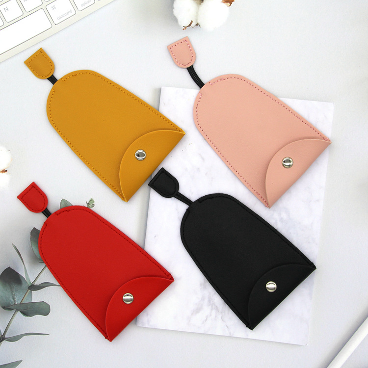 Car Keychain Protective Cover Pull-out Key Bag Home Lock Keychain Storage Bag Car Keychain Leather Case
