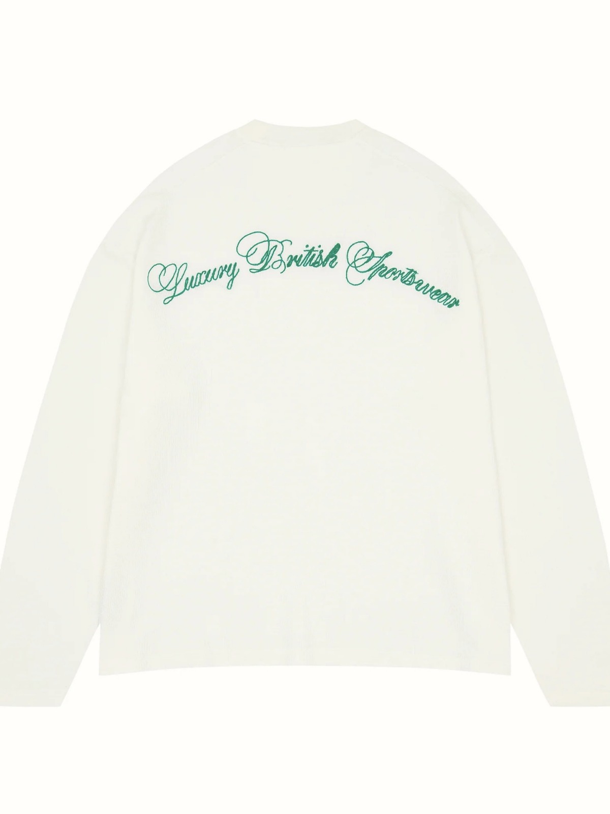 Cole Buxton slogan logo embroidered waffle long sleeve T-shirt cotton 260g loose