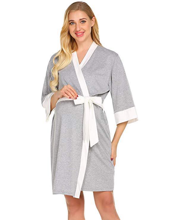 Cross-border Pregnant Women's Monthly Clothing Pure Cotton Maternal Pajamas Thin Postpartum Home Clothing Nursing Clothing Nursing Clothing Spring and Autumn Summer