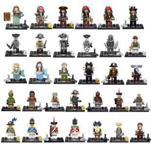 KSZ515 KSZ518 KSZ719 KSZ722 Pirates of the Caribbean Building Blocks Figurine Assembled Toy