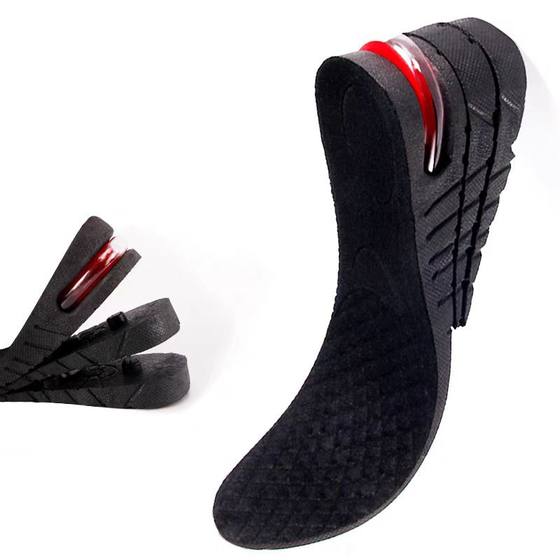 Removable Heightening Insoles Air Cushion Women Men's Invisible Inner Heightening Cushion Shock Absorption Students Half Cushion Sports Full Mat Martin