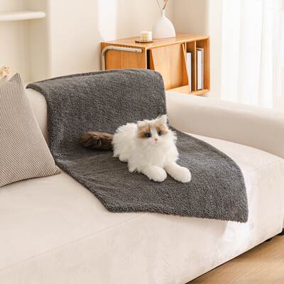 Cross-border new lambswool kennel warm pad self-heating cat dog mat blanket source factory pet supplies blanket