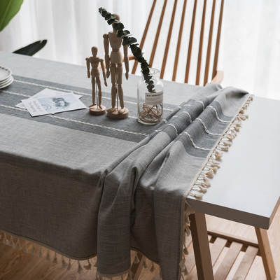 Amazon Tablecloth Tassel American Party Christmas Holiday Decoration Home Textile Explosions Waterproof Tablecloth European and American Style Cover Cloth