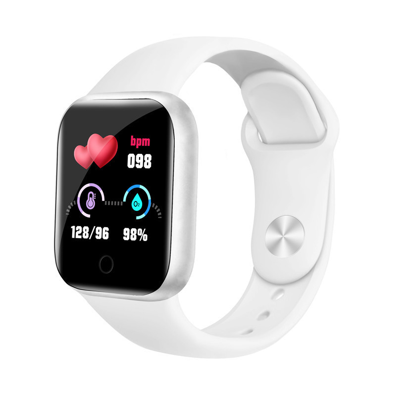 Y68 Color Screen Smart Bracelet Sports Bluetooth Electronic Heart Rate Bracelet Blood Oxygen Blood Pressure Health Monitoring Gifts Cross Border