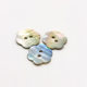 Spot Shaped Shaped Shell Button Flower Square Natural Japanese Mars Shell Freshwater Shell Pearl Shell Shirt Button