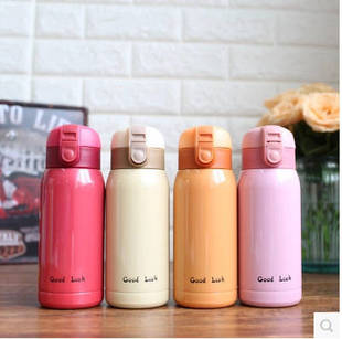 Goodluck insulation Cup for men and women cute net Celebrity ins stalls student bottles tea cup with hand Gifts Wholesale