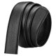 Factory wholesale unbuttoned belt men's first layer cowhide pants belt strip automatic buckle through dyed litchi pattern factory batch