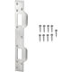 Heavy Duty Metal Latch Plate Reinforcement Double Hole Reinforcement Buckle Plate Security Latch Plate for External Internal Sector