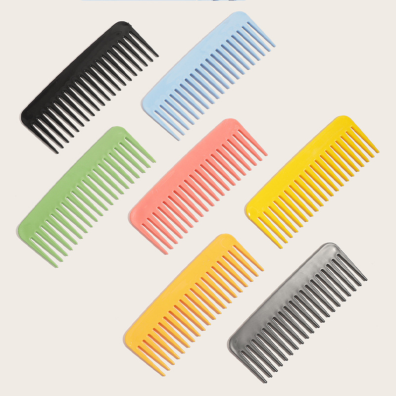 Amazon hot new style Shunfa styling easy cleaning hairdressing tools anti-static not hurt hair wide tooth massage comb
