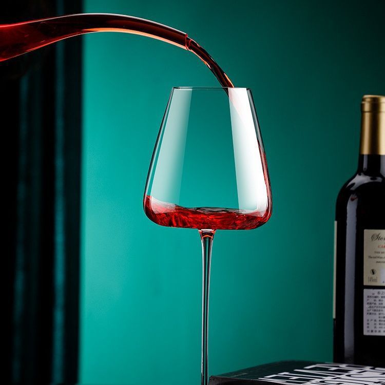 Handmade Crystal Bordeaux Wine Glass Set Household Personalized Luxury High-end Decanter Creative Oversized Goblet