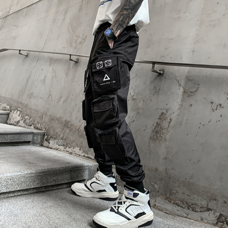 Wholesale spring and summer tooling function men's fashion brand ins toe casual Joker youth pants K913 P105
