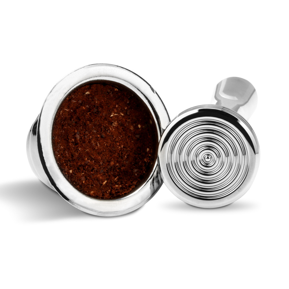 Daifa cross-border factory stainless steel Nestle capsule coffee powder Press coffee machine capsule shell powder hammer filler